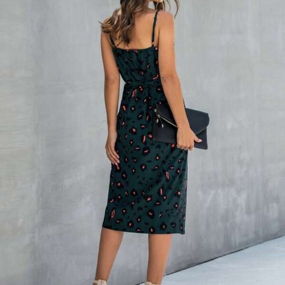 FIERCE DOLLZ All over animal print midi Dress - Picture 3 of 9